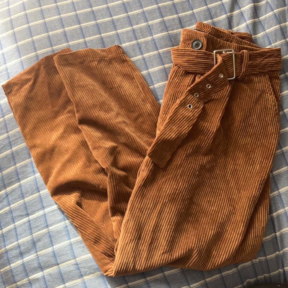 Bershka corduroy trousers